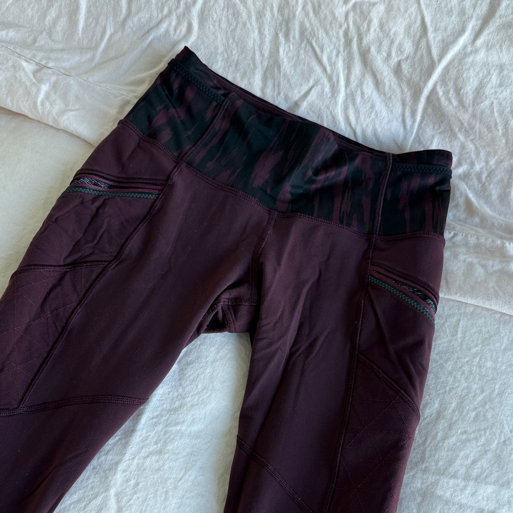 Lululemon Maroon Leggings